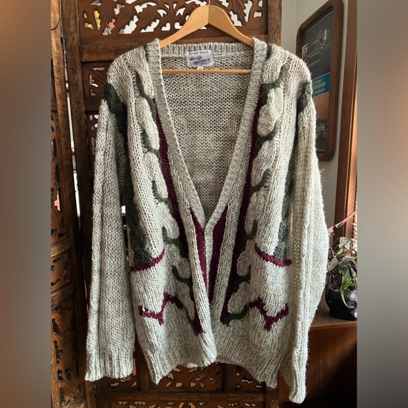Sears Roebuck vintage knit sweater, grandpa sweater - Picture 1 of 9